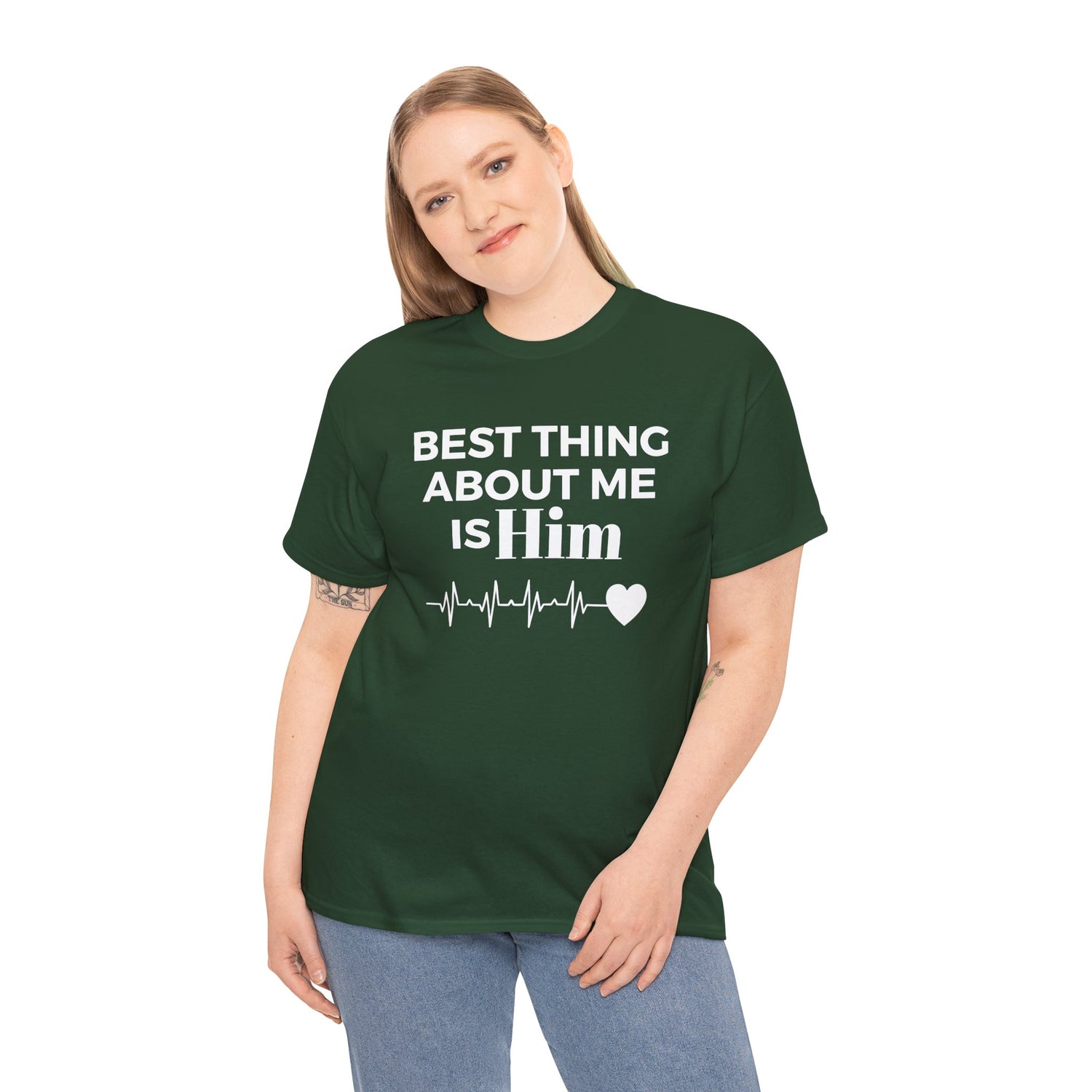 Best Thing About Me Is Him Unisex Tee