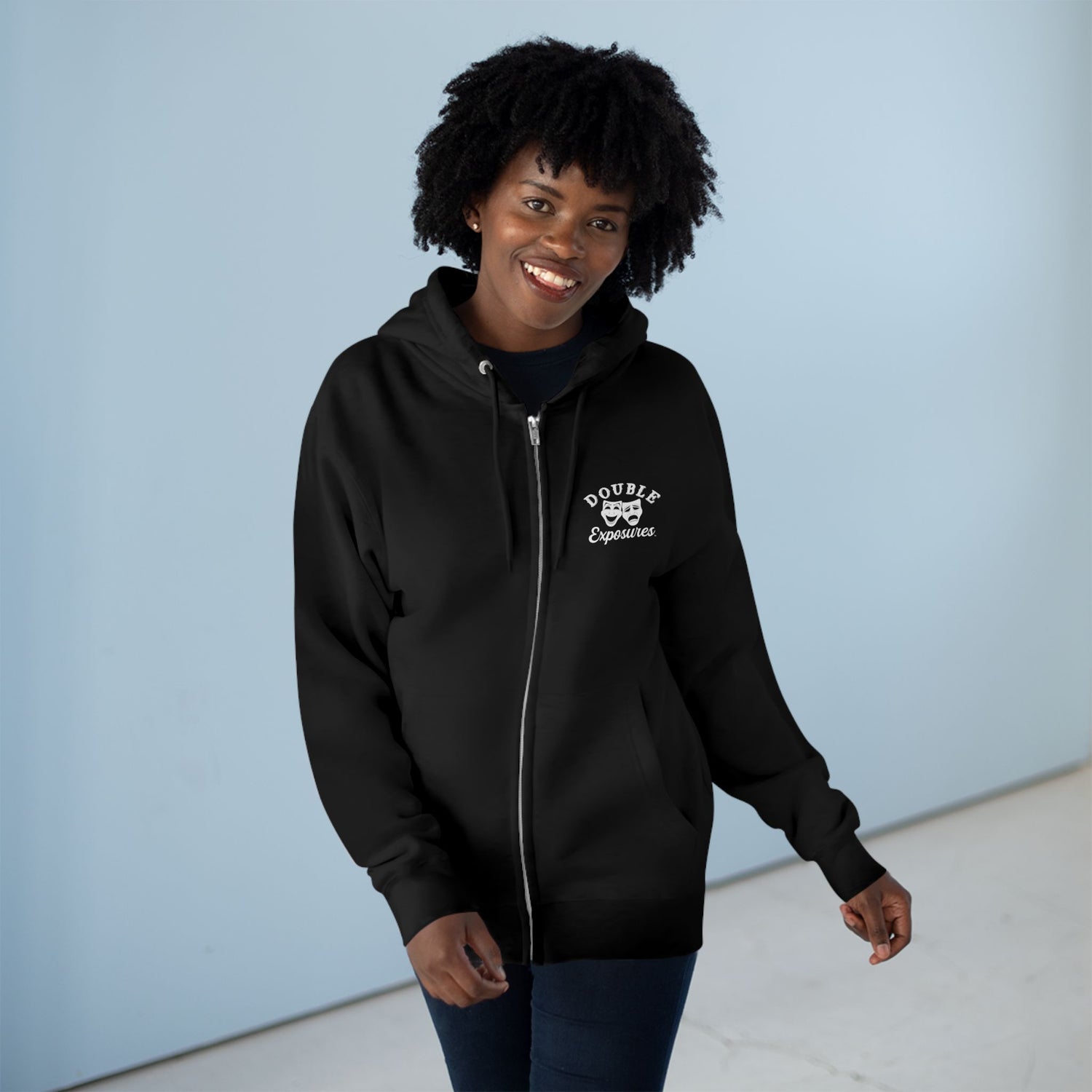 DE Unisex Zip Hoodie