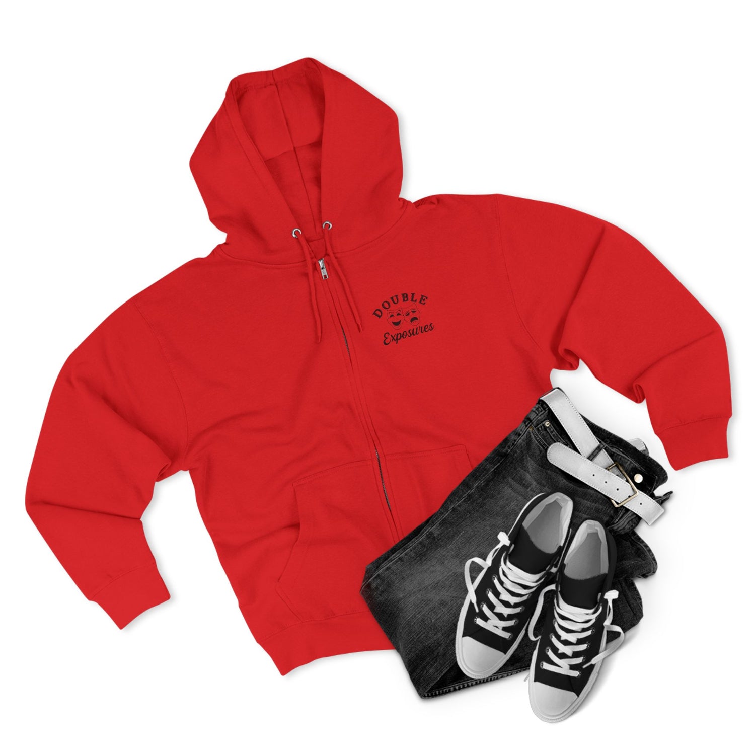 DE Unisex Zip Hoodie
