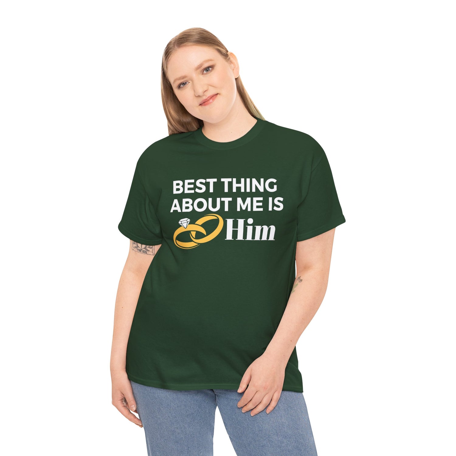 Best Thing About Me Is Him Unisex Tee